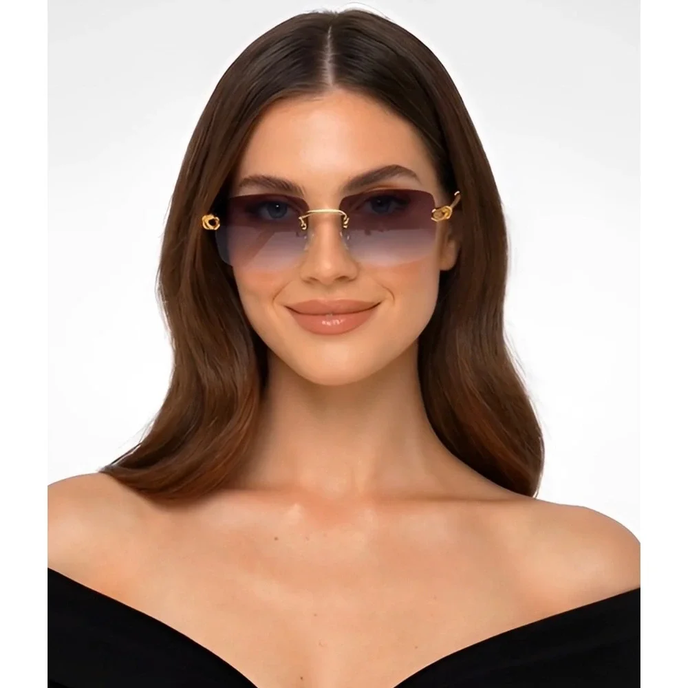 Women Sunglasses Square‎ Eyewear Luxury Classic 80's 90's Outdoor Fashion Lentes